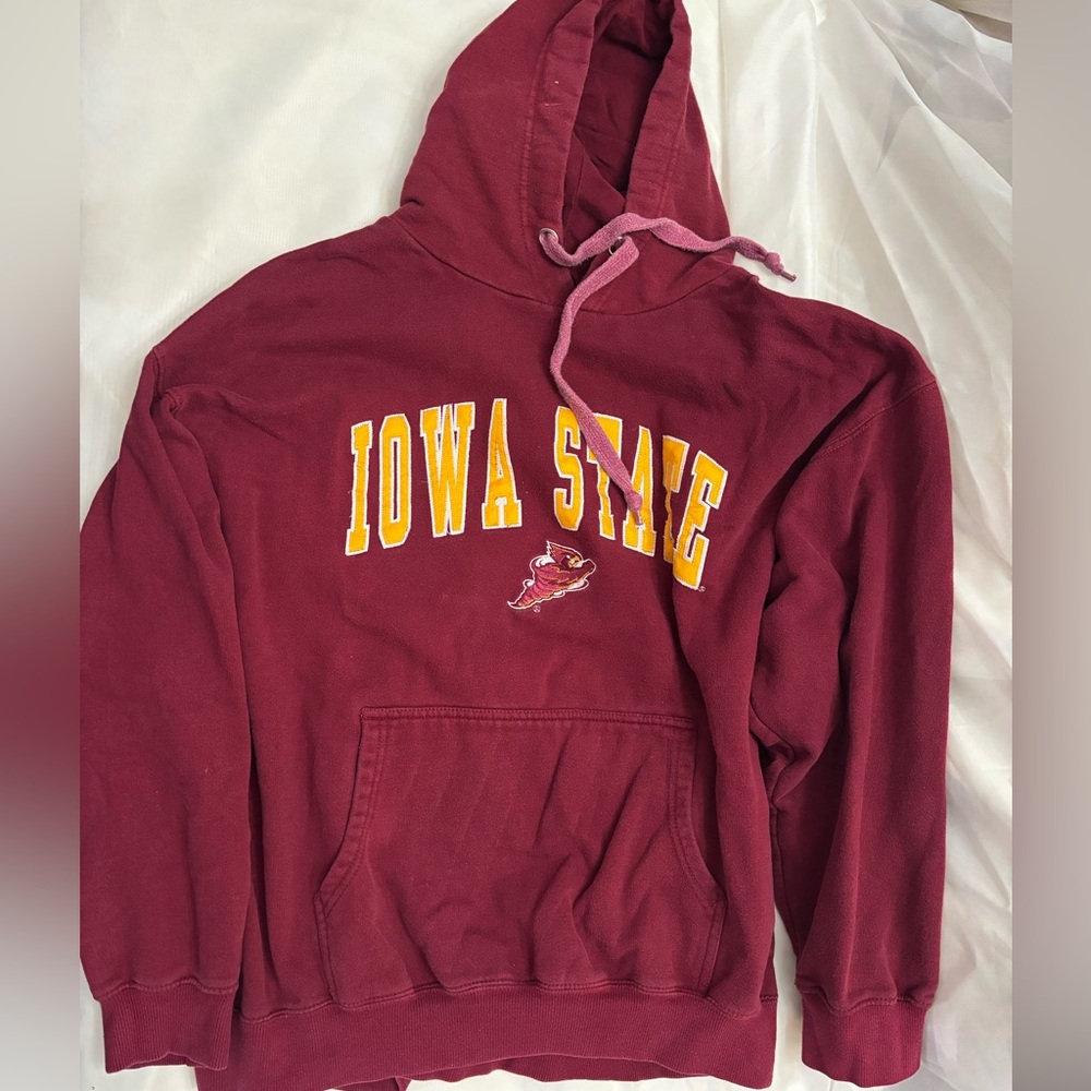 NCAA Maroon and Yellow Iowa State Men's Sweater